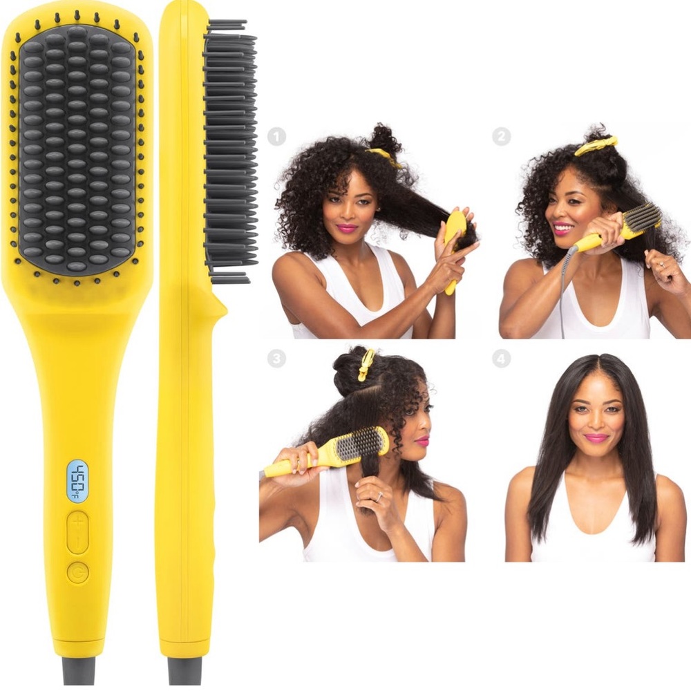 Drybar The Brush Crush Heated Straightening Brush